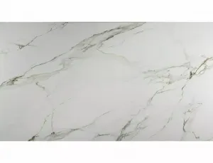 Signal Rozkládací jídelní stůl Genesis 160/220 cm bílý mramor/dub přírodní