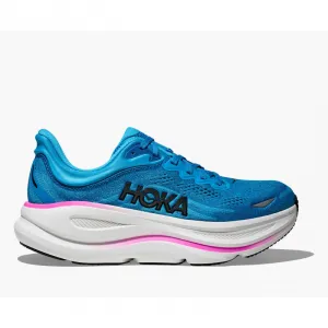 Dámska bežecká obuv HOKA Bondi 9 W skyward blue neon fuchsia