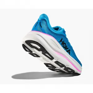 Dámska bežecká obuv HOKA Bondi 9 W skyward blue neon fuchsia