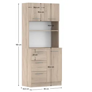 Kredenc LASET  NEW Tempo Kondela