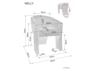 Signal Křeslo Nelly béžové