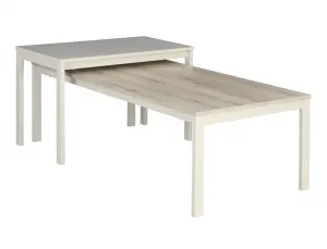 Signal Konferenční stolek Frost 120 cm krémový/alpský dub