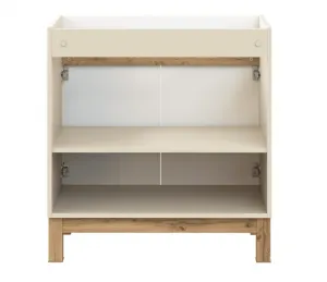 ArtCom Kúpeľňová skrinka s doskou BALI Cashmere D80/1 | 80 cm
