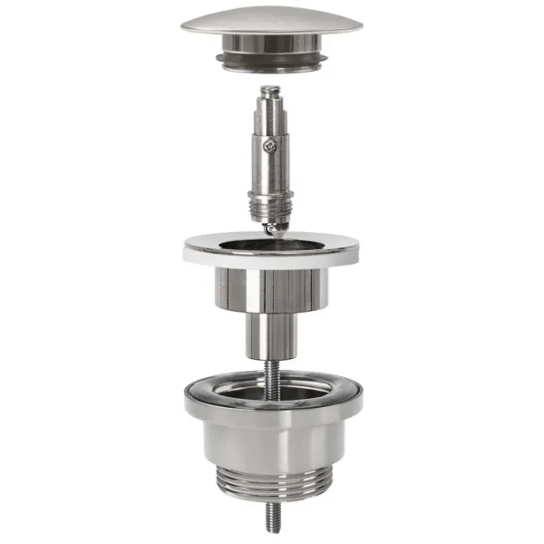 REA Sifon click-clack BRUSH NICKLE INOX