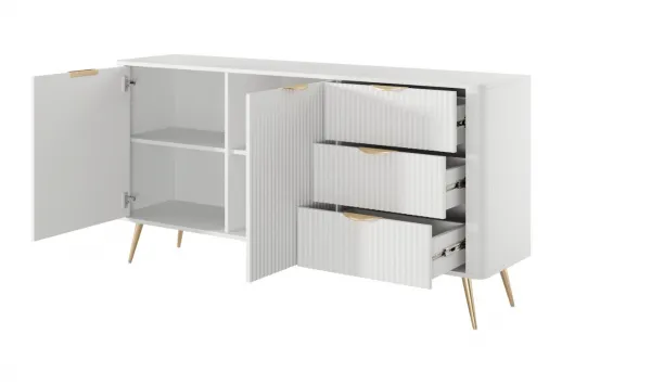 ArtLas Komoda LINA 163 2D23 | biela