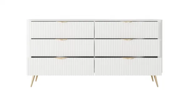 ArtLas Komoda LINA 163 6S | biela