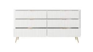 ArtLas Komoda LINA 163 6S | biela