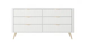 ArtLas Komoda LINA 163 6S | biela