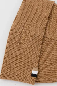 Čiapka BOSS Magico_R_Hat béžová farba, 50522427