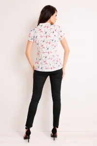 Infinite You Woman's Shirt M127 Ecru/Pattern