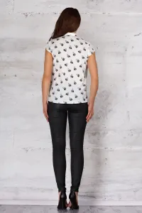 Infinite You Woman's Shirt M061 Ecru/Pattern