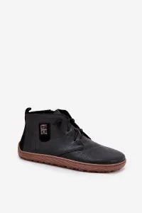 Kožené dámske poltopánky Barefoot s ozdobným detailom Zazoo