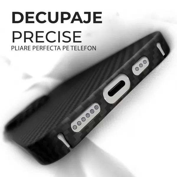 Techsuit Aramid Fiber MagSafe obal, iPhone 17 Pro, čierny