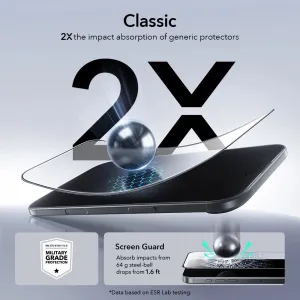ESR Tvrdené sklo UltraFit, iPhone Air, 2 kusy