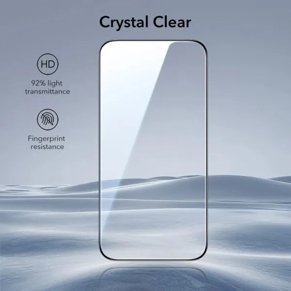 ESR Tvrdené sklo UltraFit, iPhone 17 Pro, 2 kusy