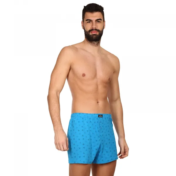 Pánske trenky Gino modré (75185) M, trenírky