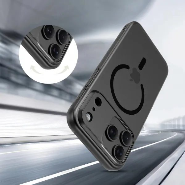 Tech-Protect MagSlim MagSafe, iPhone 17 Pro Max, čierny matný