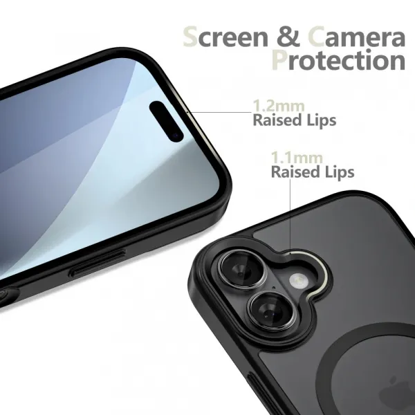 Tech-Protect MagMat XT 4-Set MagSafe kryt na iPhone 17, čierny