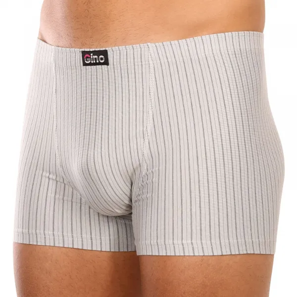Pánske boxerky Gino sivé (73097) M, trenky