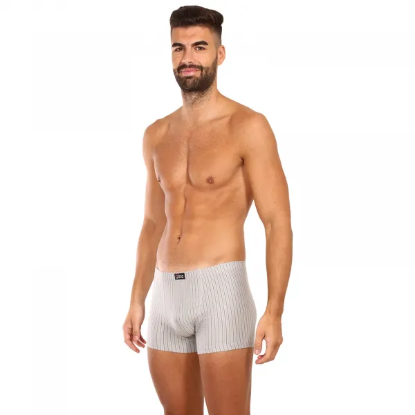Pánske boxerky Gino sivé (73097) M, trenky