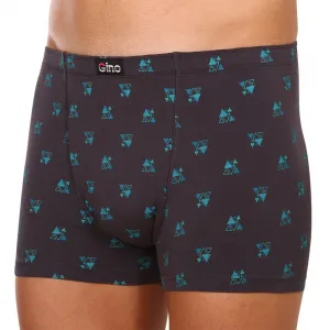 Pánske boxerky Gino sivé (73107) M, trenky