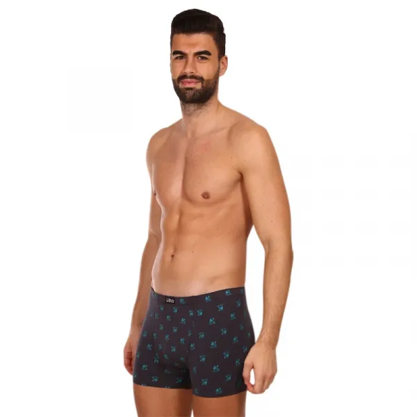 Pánske boxerky Gino sivé (73107) M, trenky