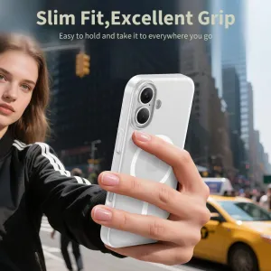 Tech-Protect MagSlim MagSafe kryt na iPhone 17, biely