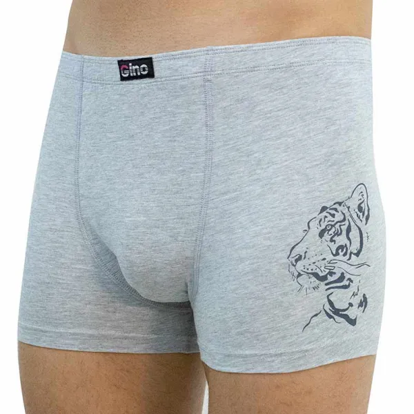 Pánske boxerky Gino sivé (73100) M, trenky