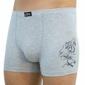 Pánske boxerky Gino sivé (73100) M, trenky