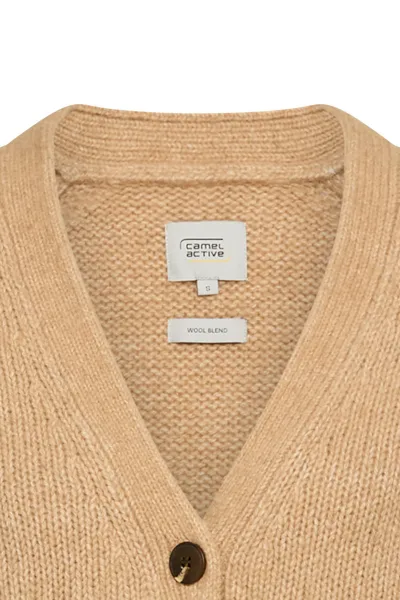 Kardigán Camel Active Knitwear Caramell