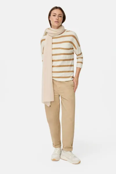Sveter Camel Active Knitwear White
