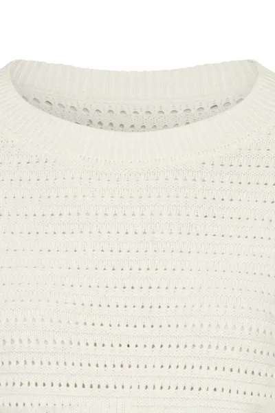 Sveter Camel Active Knitwear White