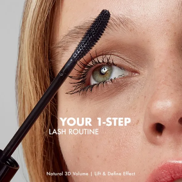 NOBEA Festive 3D Effect Mascara riasenka pre objem s 3D efektom odtieň 001 Black 8 ml