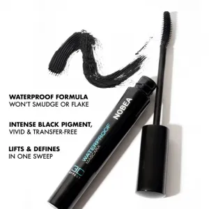 NOBEA Festive 3D Waterproof Mascara vodeodolná riasenka pre objem 8 ml