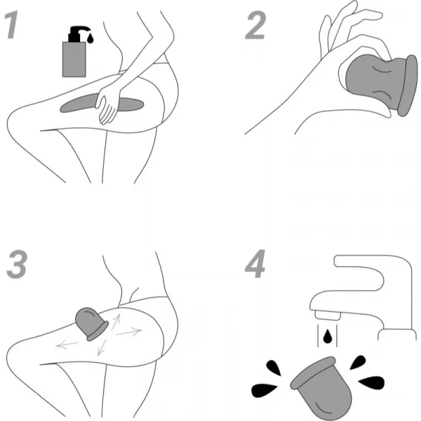 Notino Spa Collection Body massage & Toning tool masážna pomôcka na telo Grey