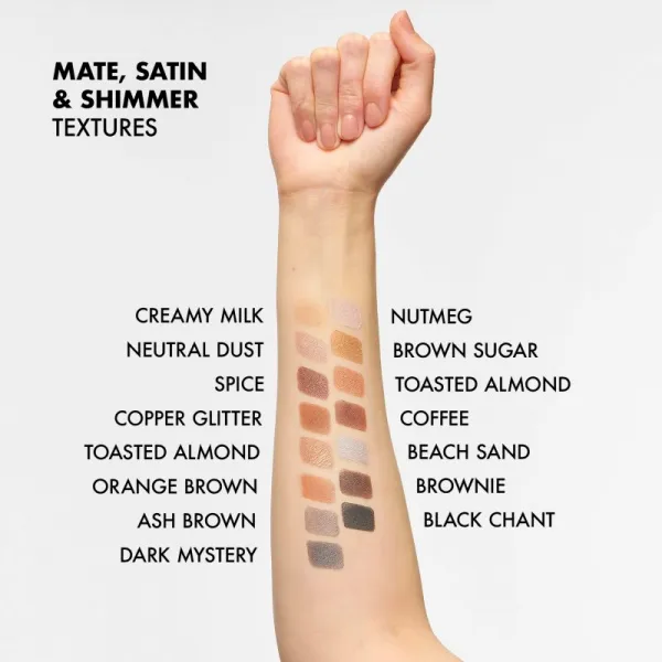NOBEA Day-to-Day Naturally Nude Eyeshadow Palette paletka očných tieňov 24 g