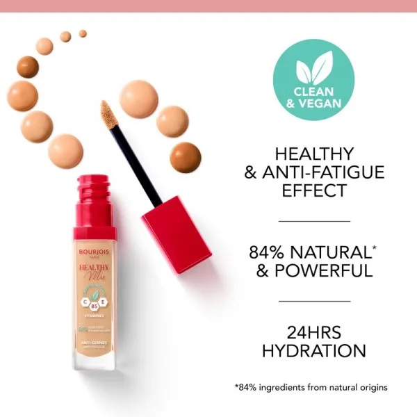 Bourjois Healthy Mix hydratačný korektor proti tmavým kruhom odtieň 52 Beige 6 ml