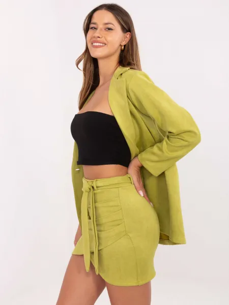 Skirt-DHJ-SD-15680.28X-Lime