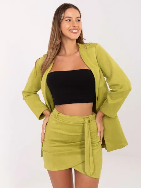Skirt-DHJ-SD-15680.28X-Lime