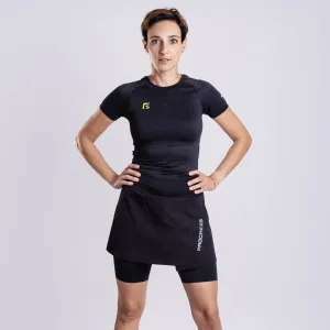 PROGRESS VUELTA SKIRT Dámska cyklistická sukňa, čierna, veľkosť