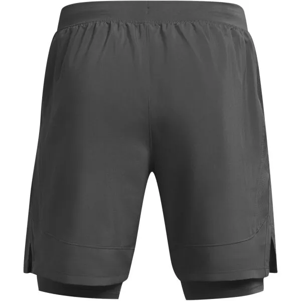 Under Armour LAUNCH 7'' Pánske kraťasy, sivá, veľkosť