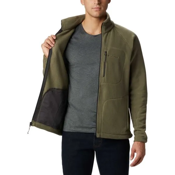 Columbia FAST TREK II FULL ZIP FLEECE Pánska mikina, khaki, veľkosť