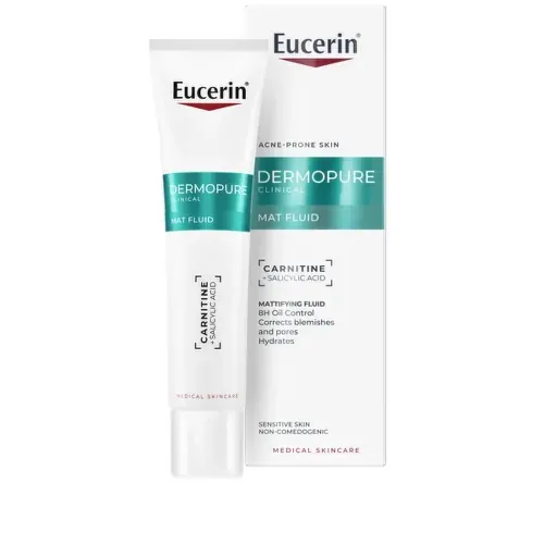 Eucerin DermoPure Clinical Mat Fluid matujúci fluid proti nedokonalostiam aknóznej pleti 40 ml