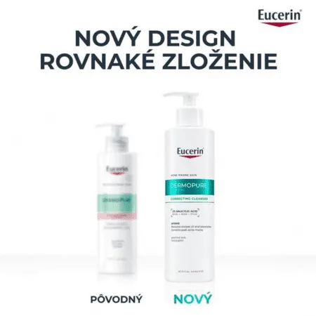 EUCERIN Dermopure clinical exfoliačný čistiaci gél 400 ml
