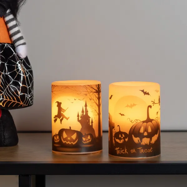 LED svíčka Halloween