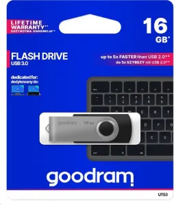 GOODRAM Flash disk 16 GB UTS3, USB 3.0, čierna