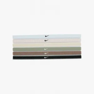 Čelenka NIKE FLEX CLASSIC HEADBANDS 6PK WHITE LIGHT ARMY BLACK