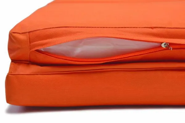 Divero 322 Polstrovanie na lehátko - oranžová