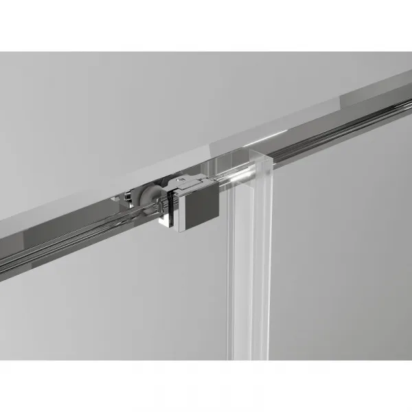 MEXEN/S - Exo sprchovací kút, posuvné dvere 155 x 80, transparent, chróm 8151-155-080-01-00
