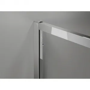 MEXEN/S - Exo sprchovací kút, posuvné dvere 155 x 80, transparent, chróm 8151-155-080-01-00